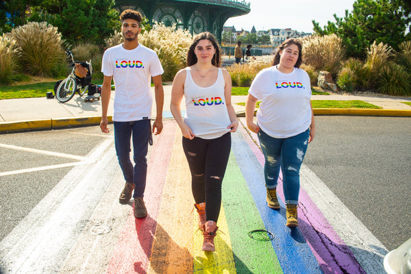 Be Quietly Loud Rainbow Tank